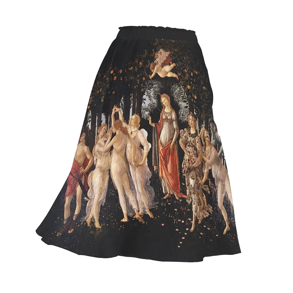 La Primavera by Sandro Botticelli Skirt
