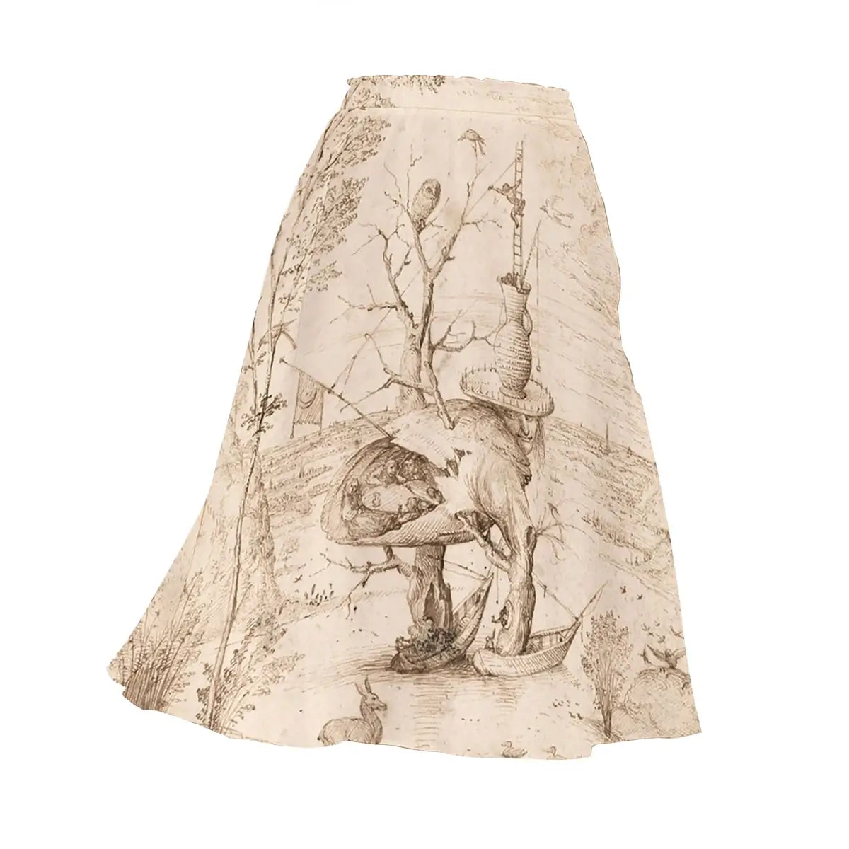The Tree Man by Hieronymus Bosch Skirt