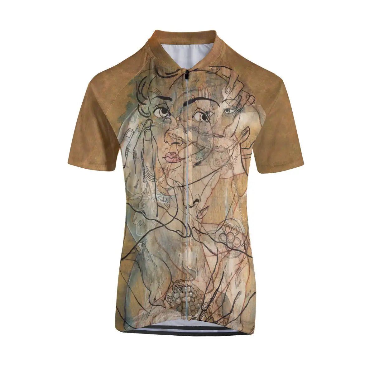 Atrata Women's Cycling Jersey | Francis Picabia Transparency Art | XS-4XL