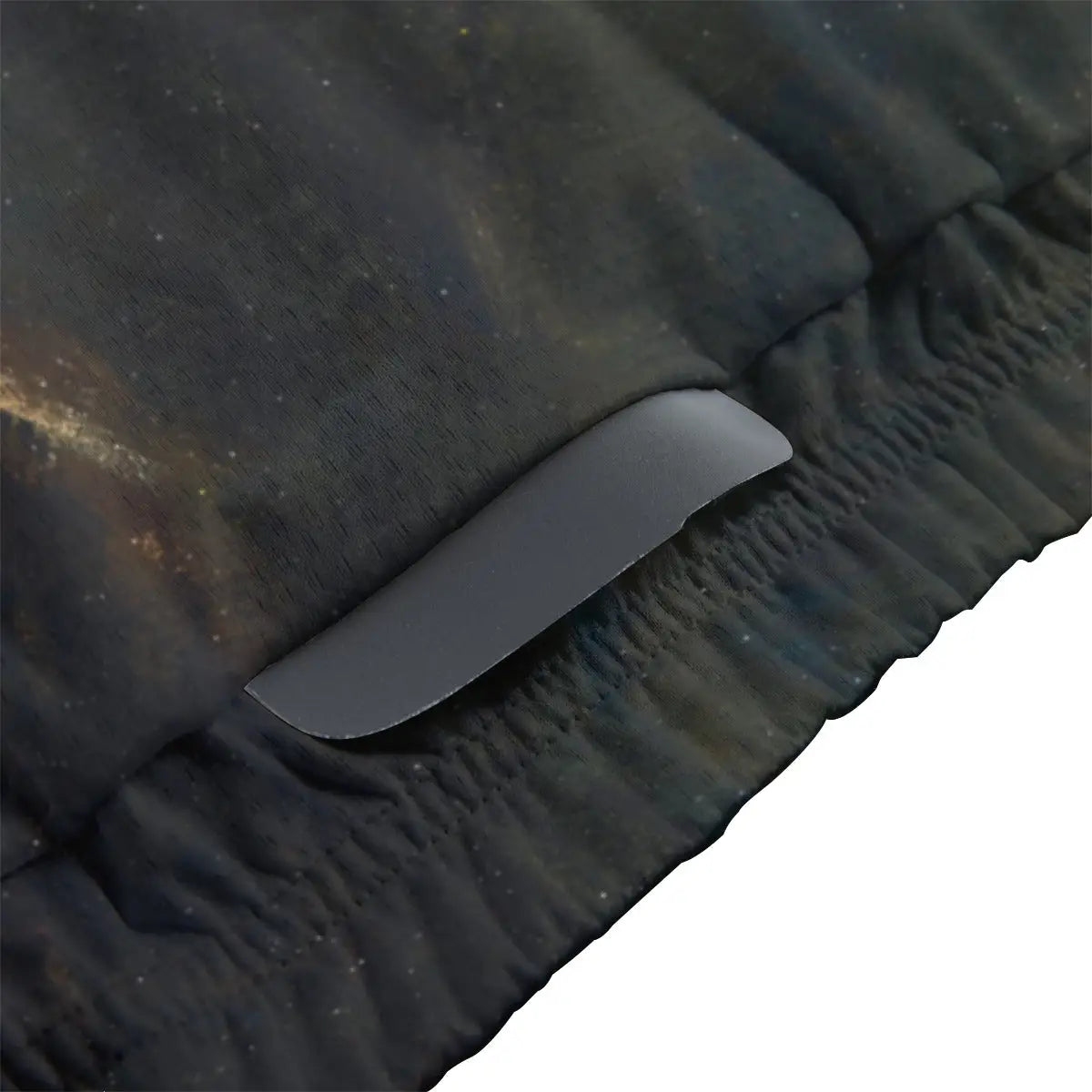 Functional back design of women's cycling jersey with three accessible storage pockets