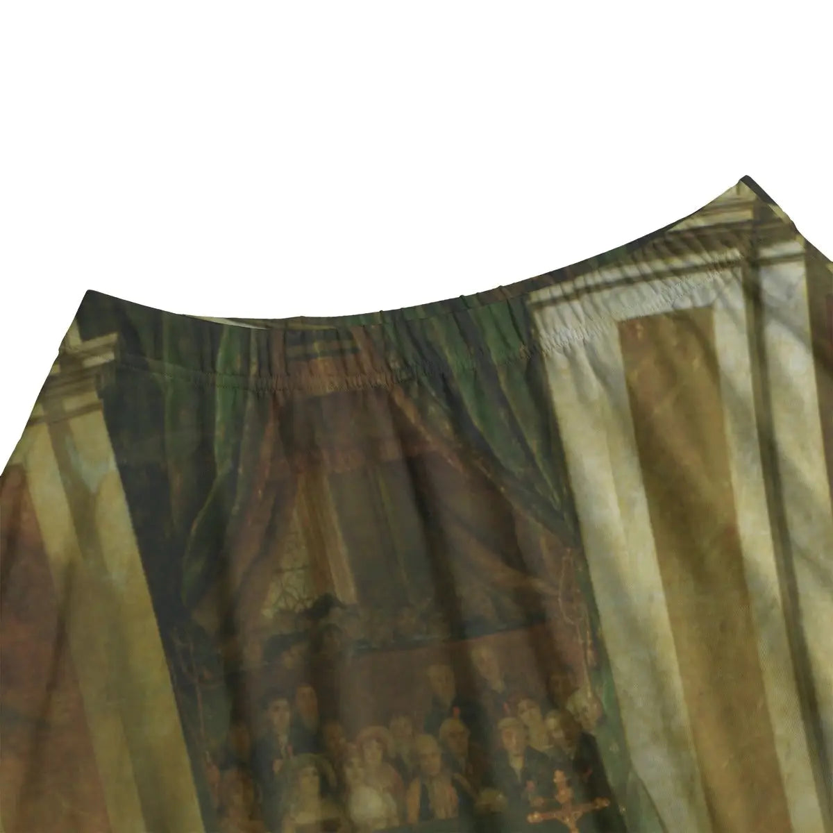 Close-up of Napoleon crowning Empress Josephine detail from David's massive masterpiece beautifully rendered on premium fabric