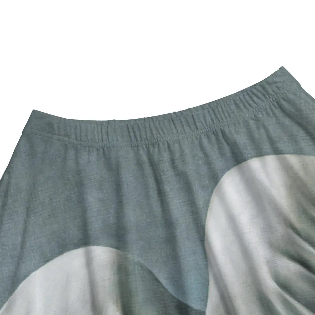Close-up of veiled faces and intimate embrace details from Magritte's philosophical masterpiece beautifully rendered on premium fabric
