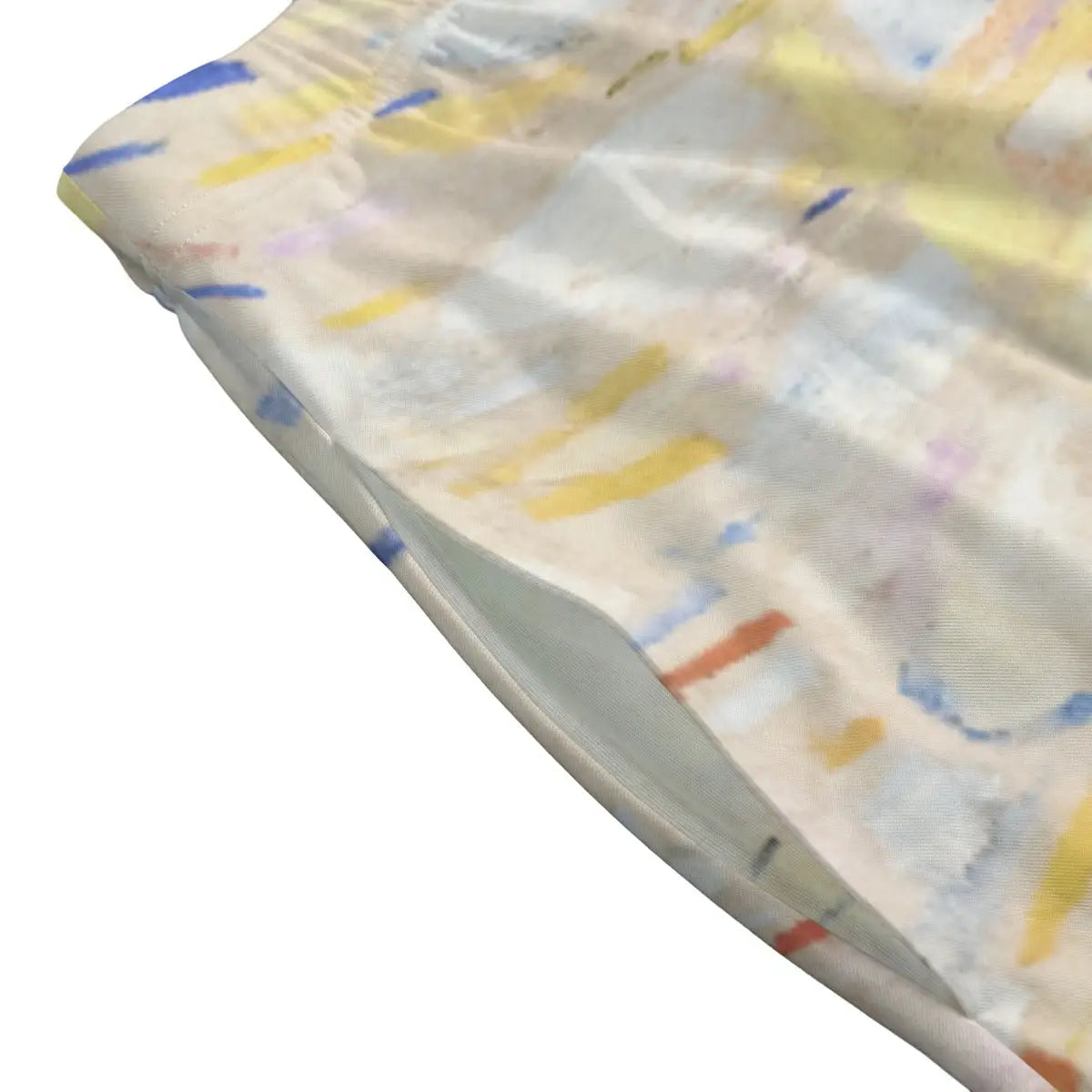 Close-up of radiant sun rays detail from Munch's expressionist masterpiece on premium fabric