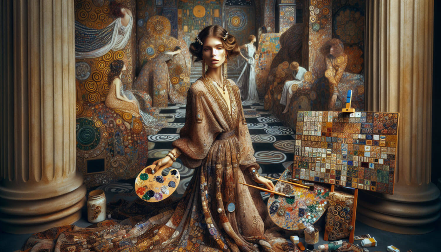 Bring Art to Life with Klimt Inspired Fashion
