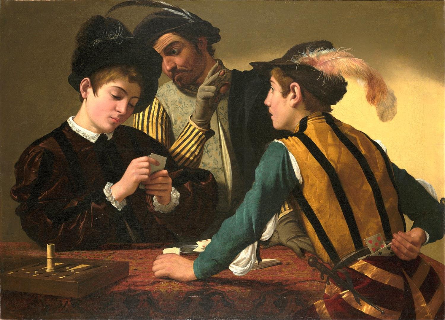 Caravaggio's 'The Cardsharps': A Masterpiece Painting