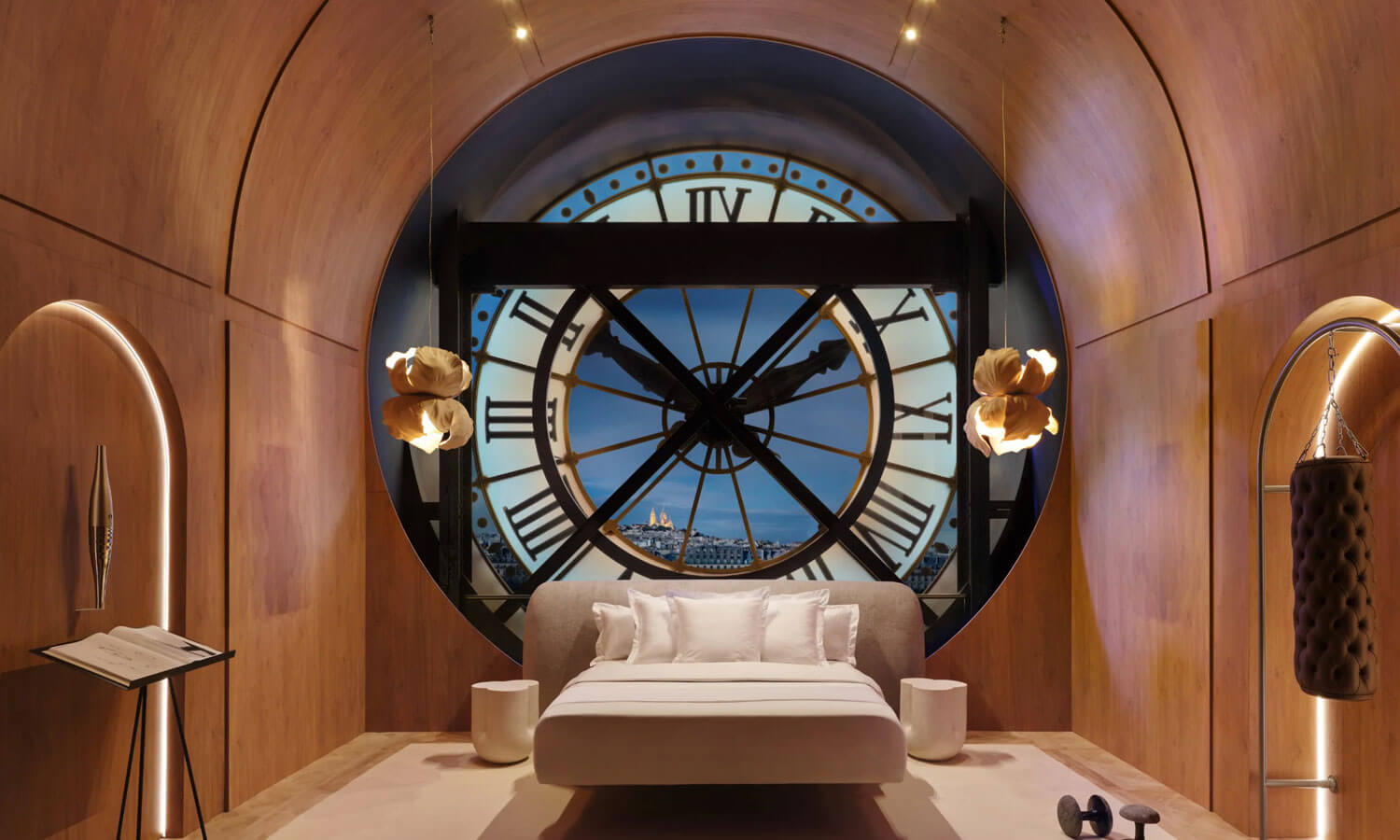 In the clock tower room of the Musée d'Orsay