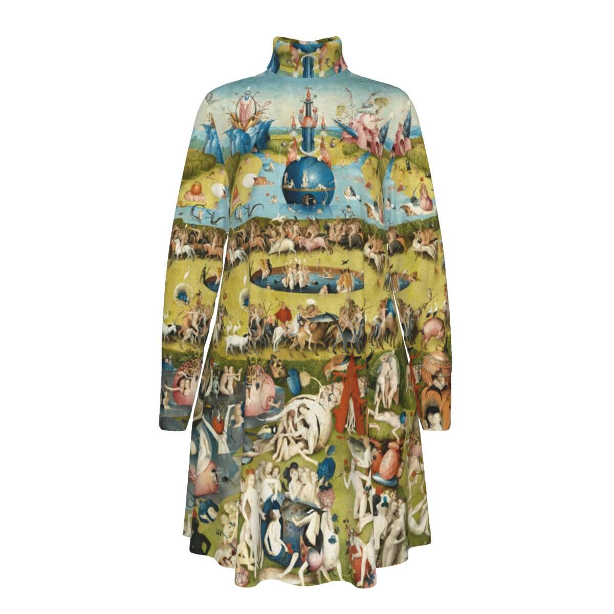 Hieronymus Bosch Earthly Delights High Neck Dress