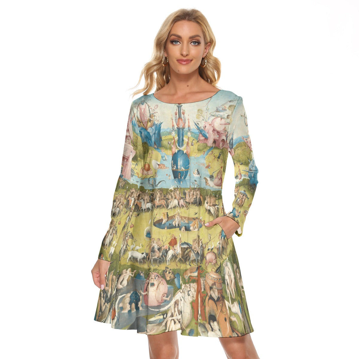 Hieronymus Bosch Dress with Earthly Delights Design