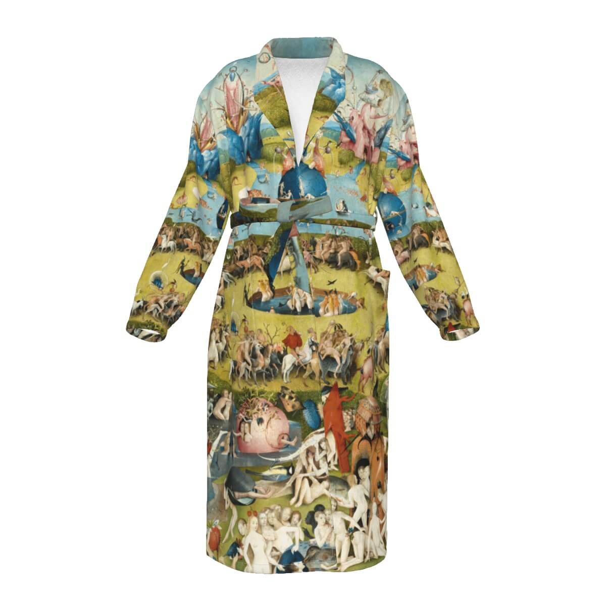 Hieronymus Bosch Fleece Robe Front View