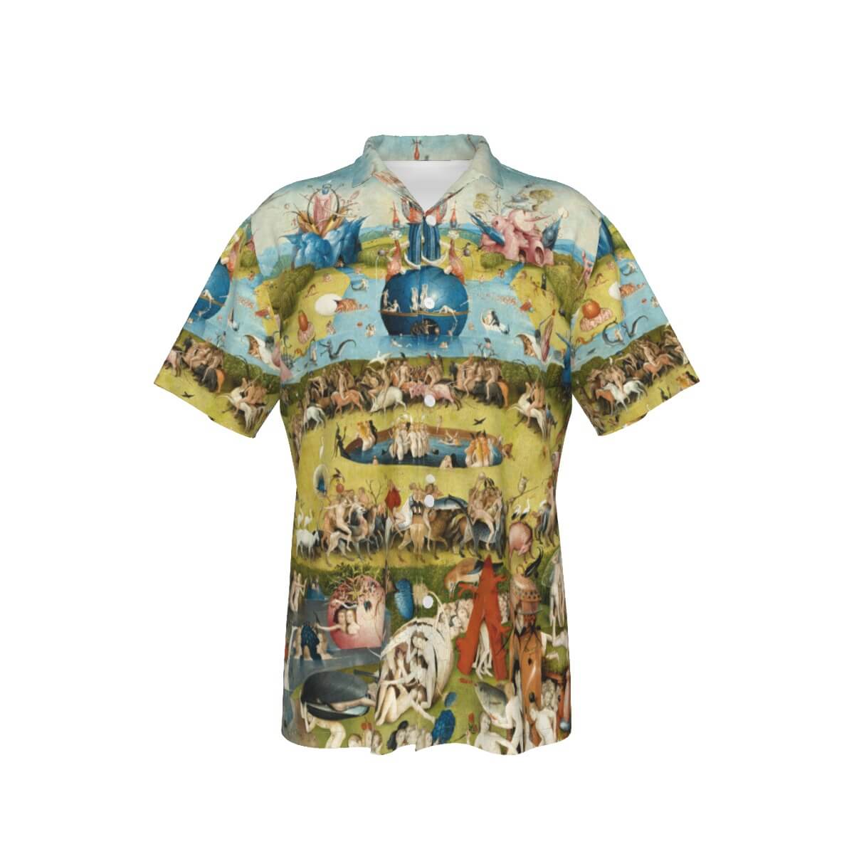 Hieronymus Bosch Garden of Earthly Delights Hawaiian Shirt