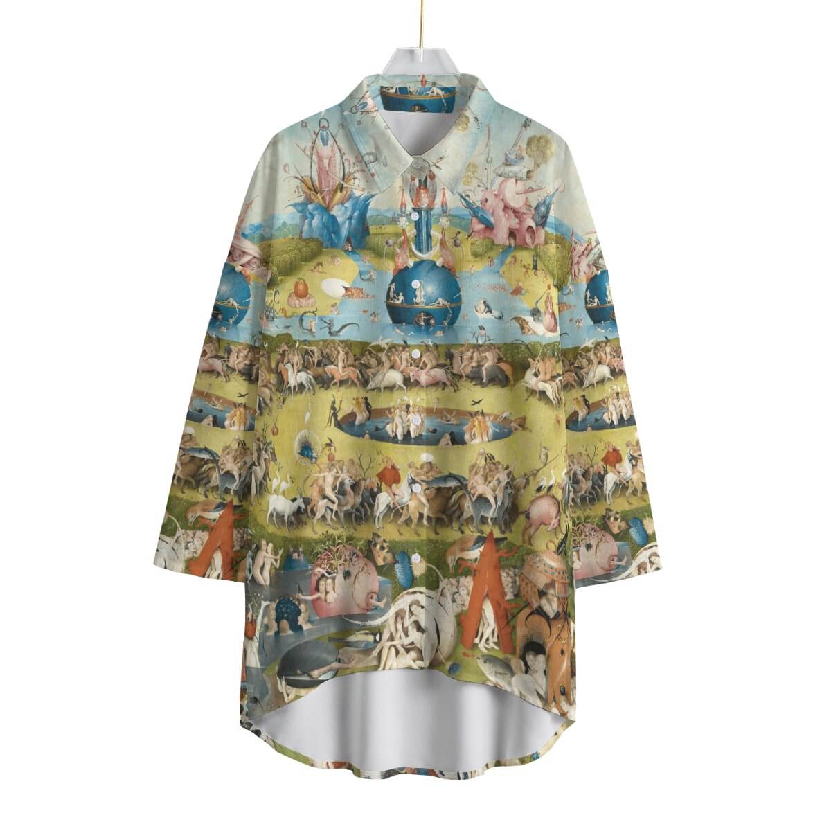 Hieronymus Bosch Garden of Earthly Delights Chiffon Women's Shirt"