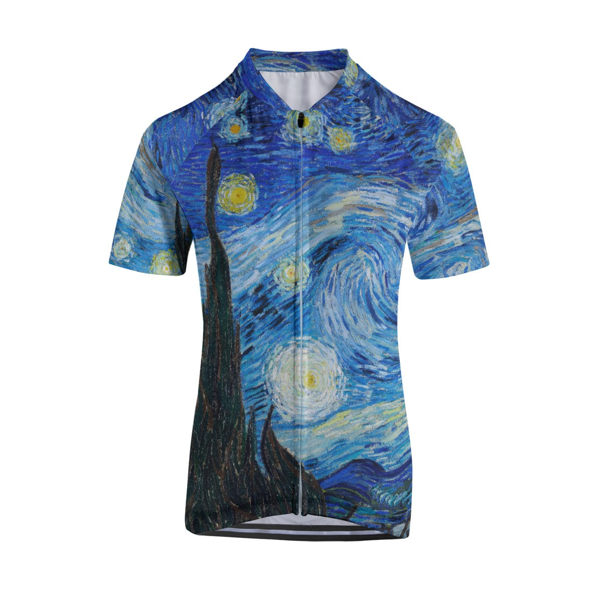 Starry Night Magic Cycling Jersey for Women - Front View