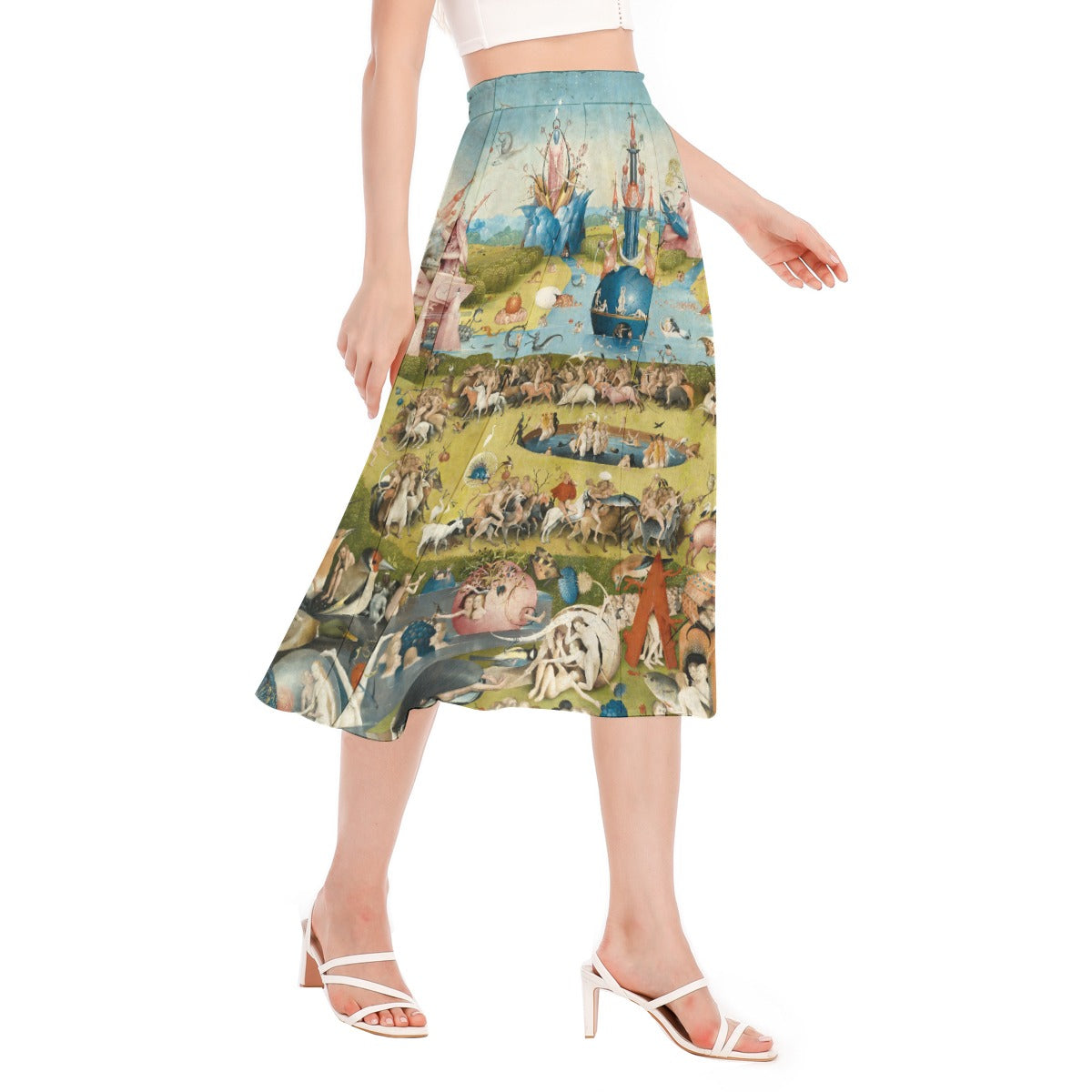 Ethereal Garden Print Skirt