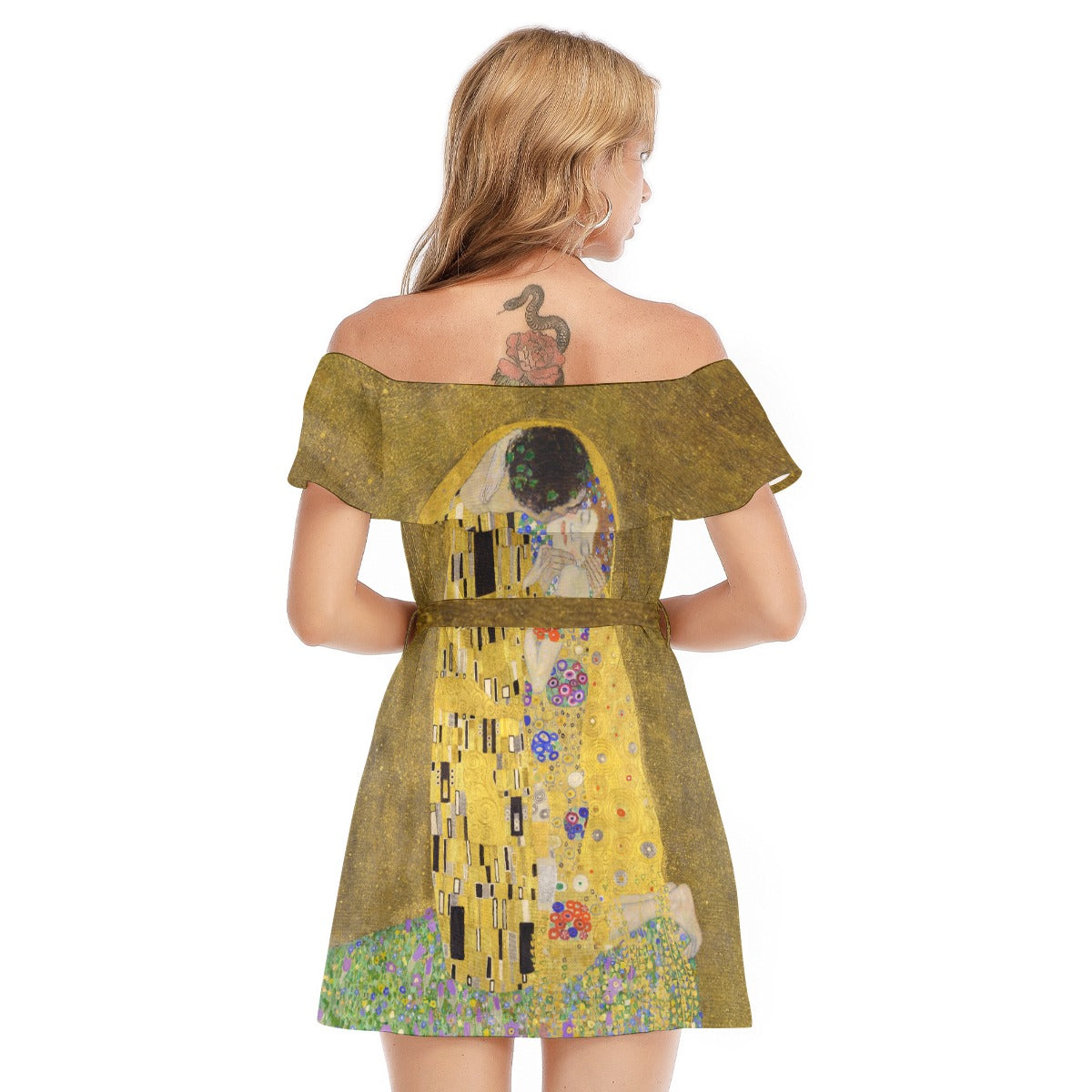 Whimsical fashion attire inspired by the iconic painting