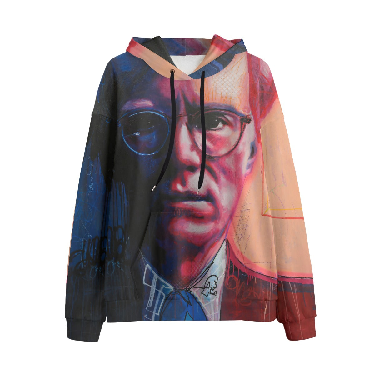 Vibrant Warhol pop art hoodie