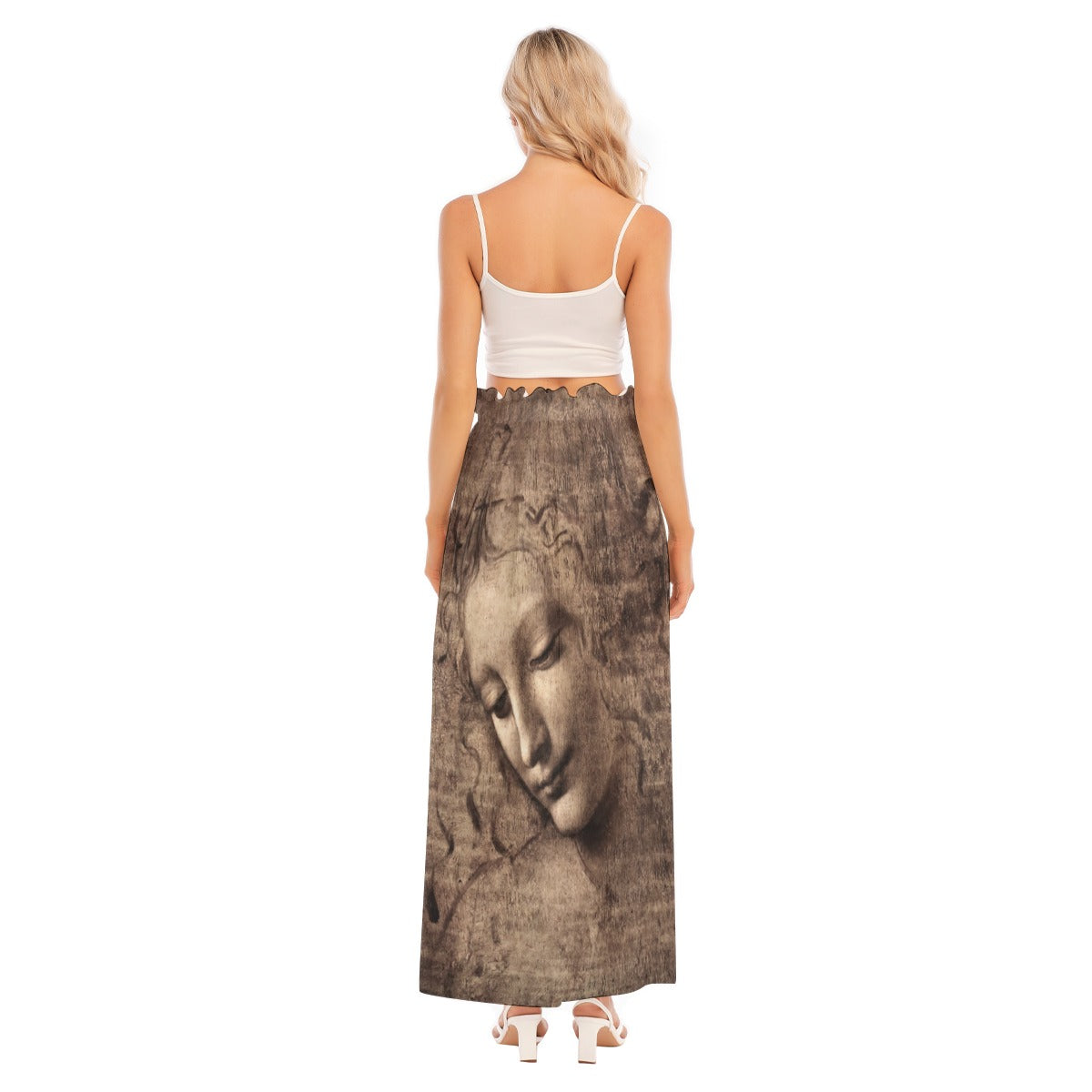 Da Vinci Inspired Split Skirt - Side View