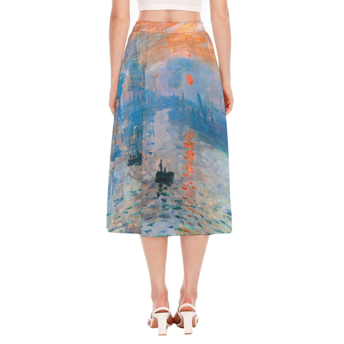 Claude Monet-inspired wearable art piece
