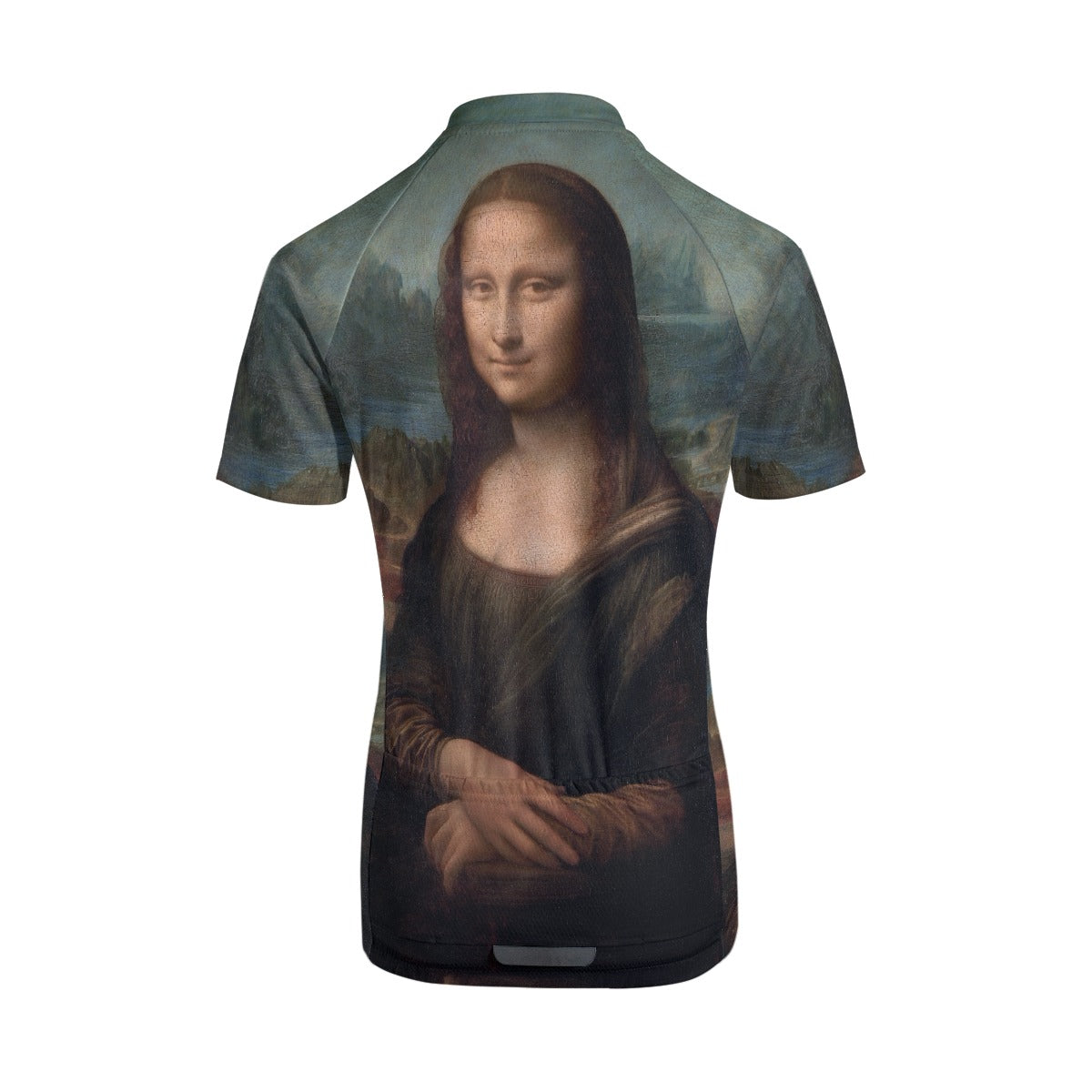 Vibrant Mona Lisa print on premium fabric