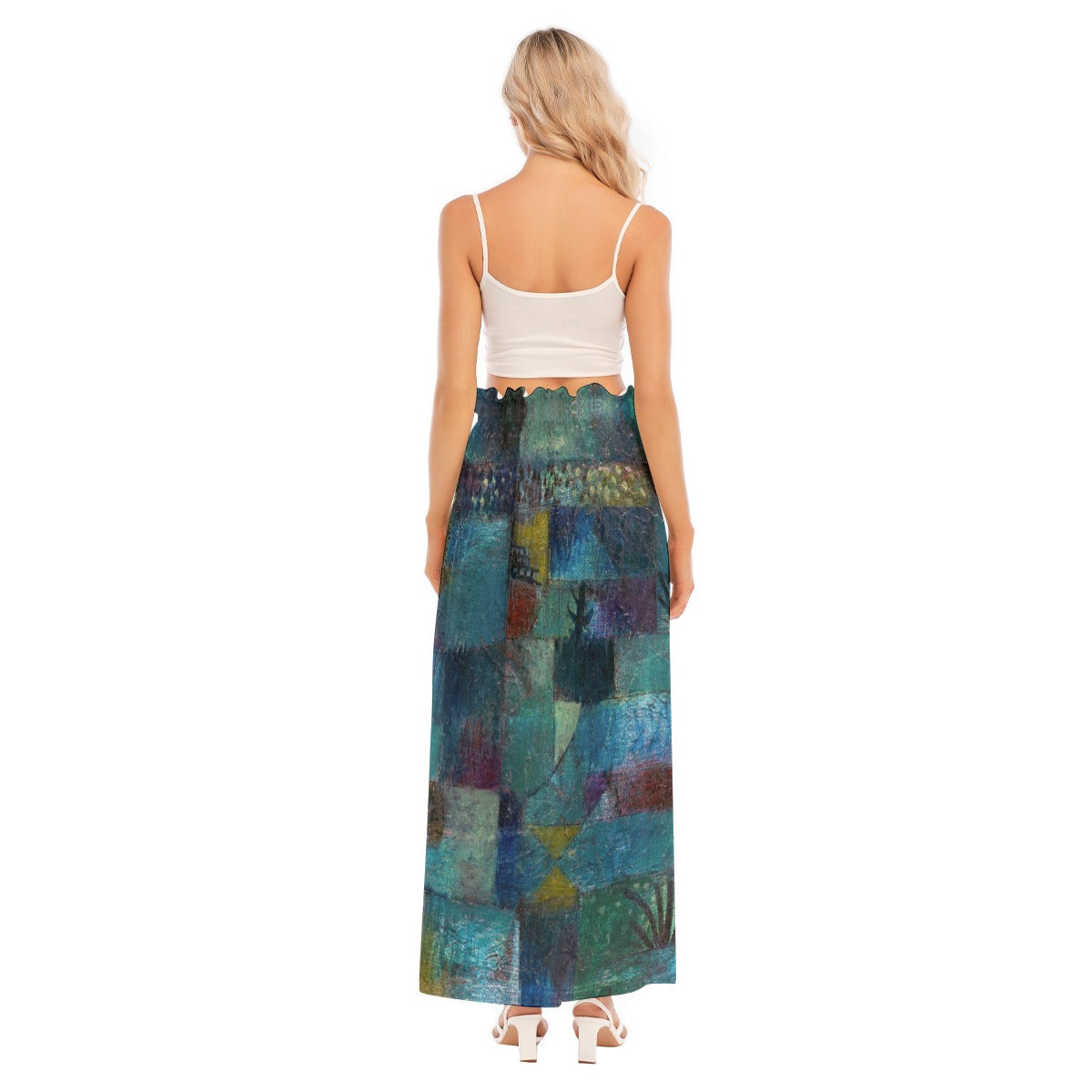 Artistic Skirt Inspired by Paul Klee