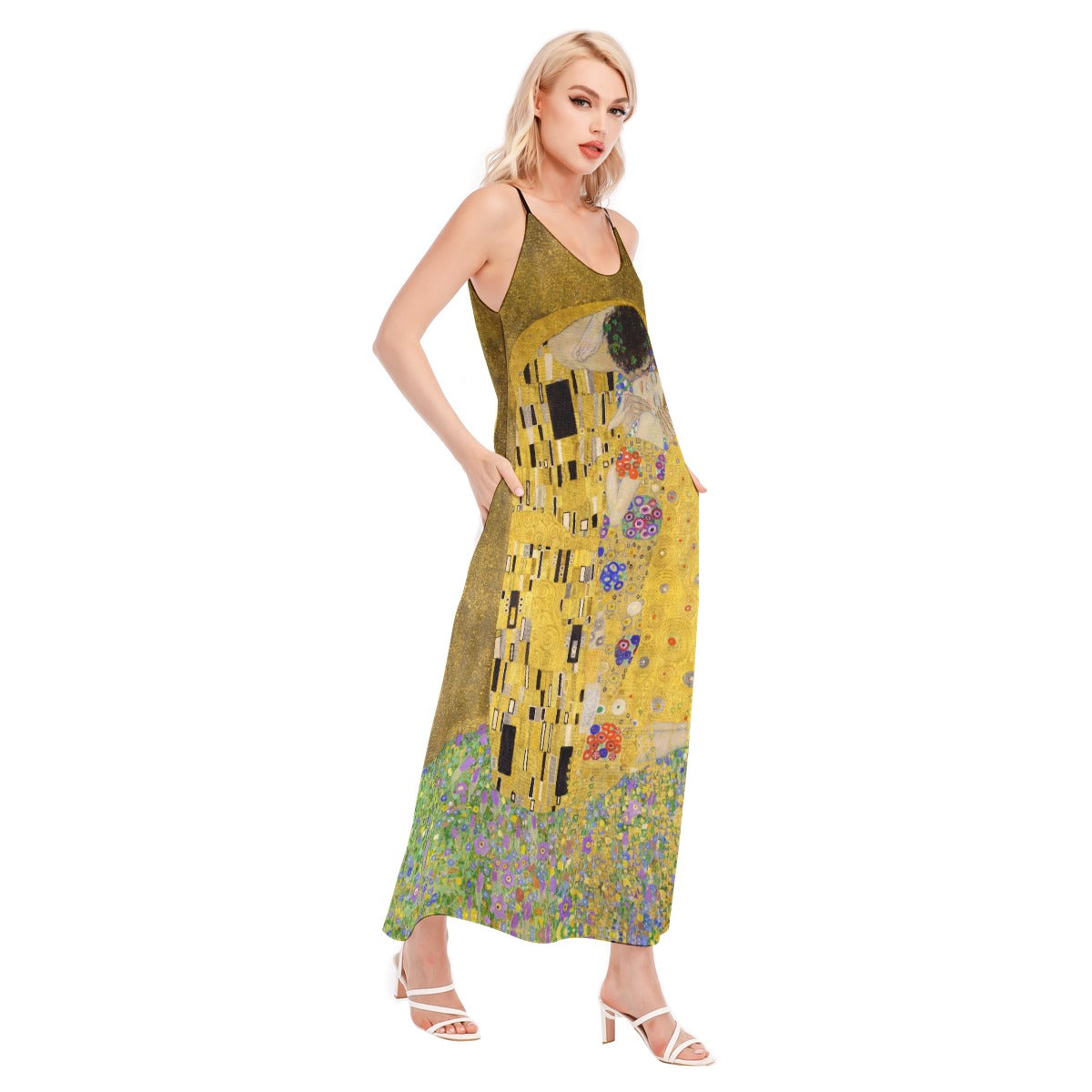 Gustav Klimt Inspired Fashion - Side View
