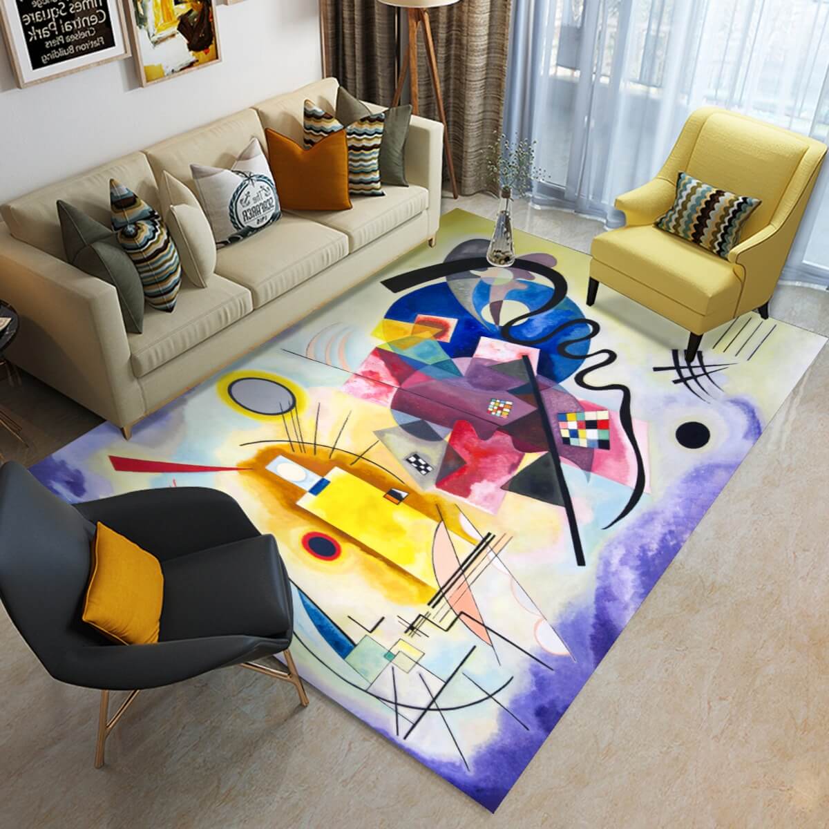 Contemporary Bedroom Floor Covering