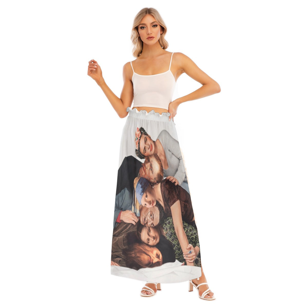 Enchanted Canvas of Art Clothing Skirt