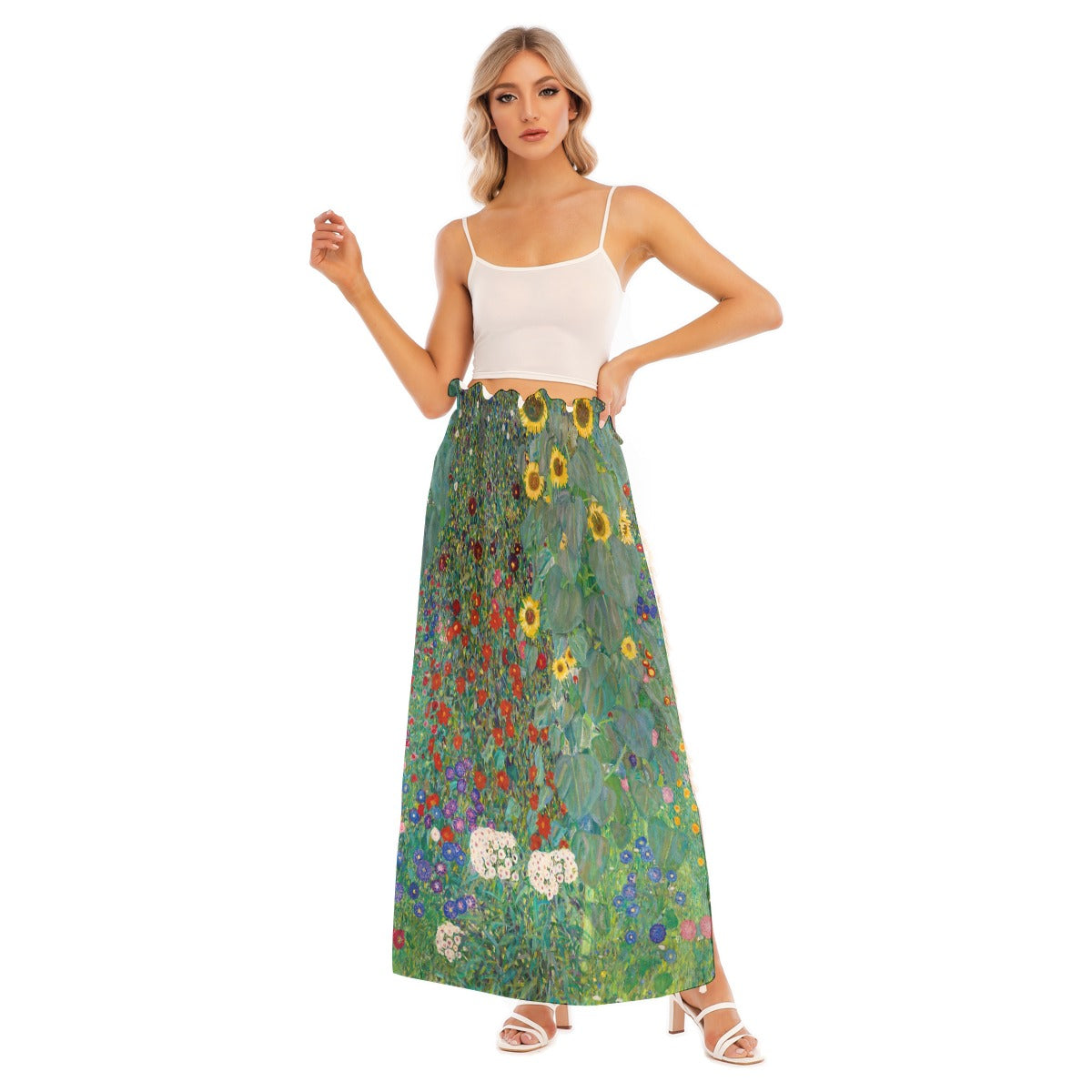 Sunflower Dreams Split Skirt in vibrant colors