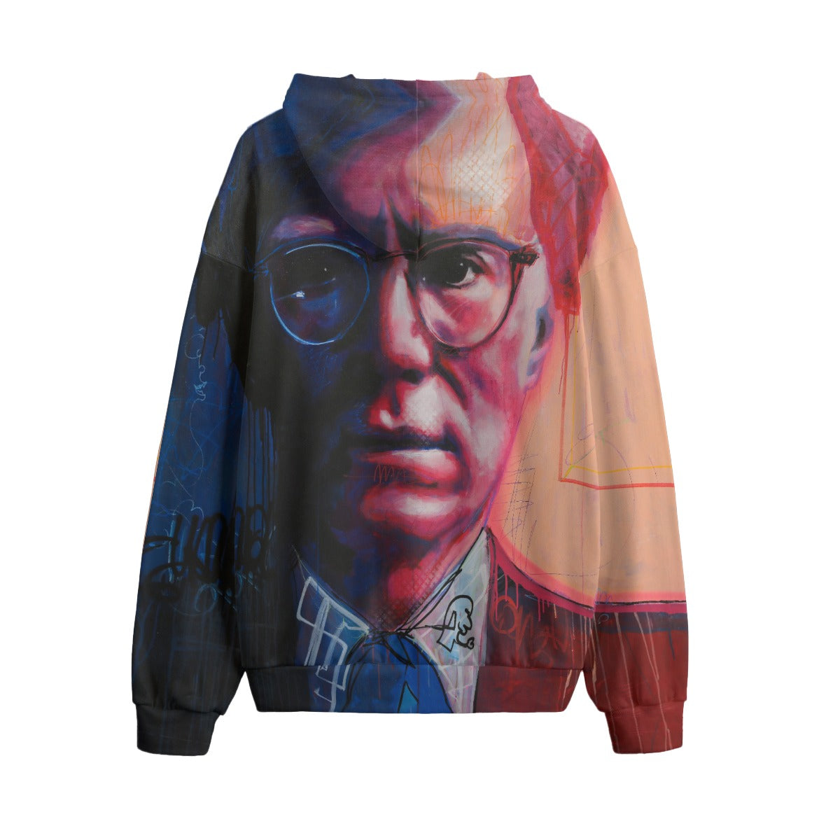 Colorful portrait sweatshirt