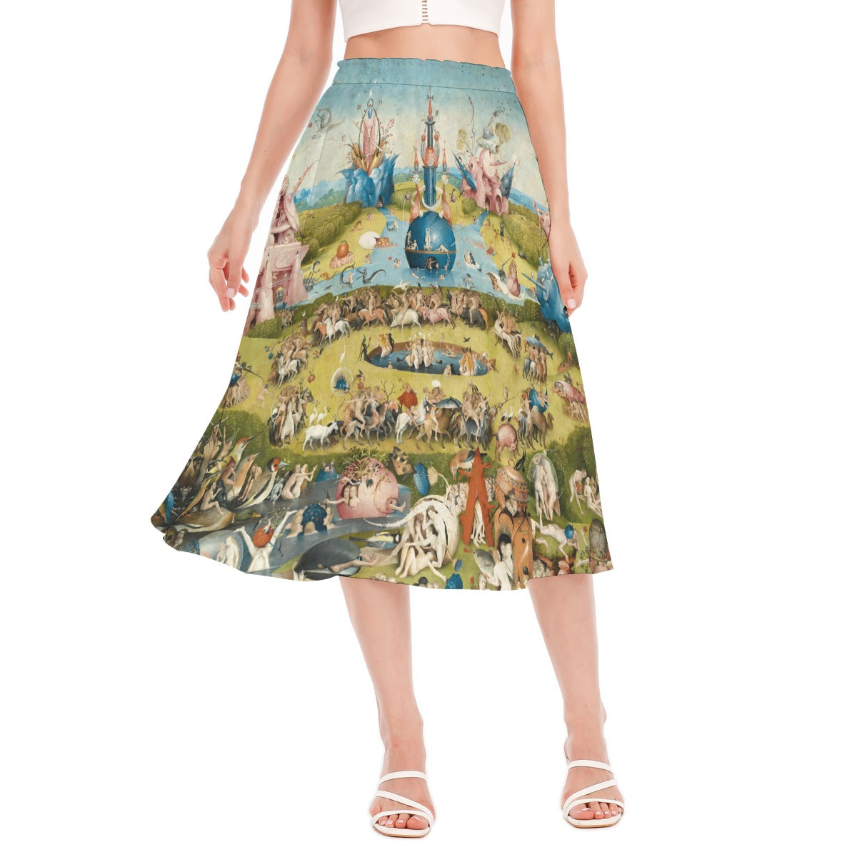 Enchanting Mystical Garden Chiffon Skirt