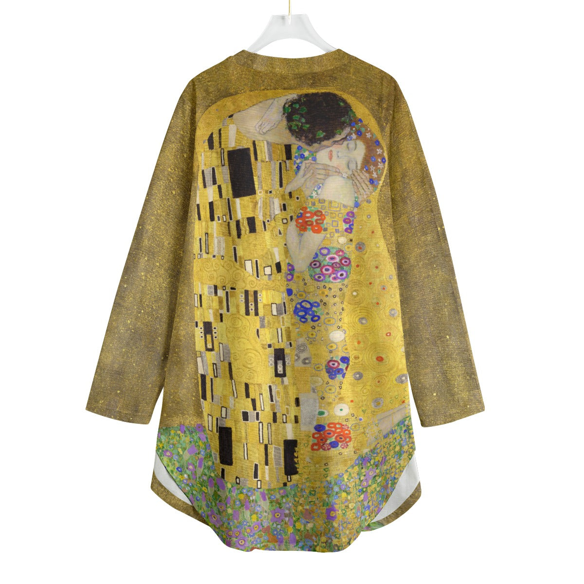 Ethereal cotton garment inspired by Gustav Klimt