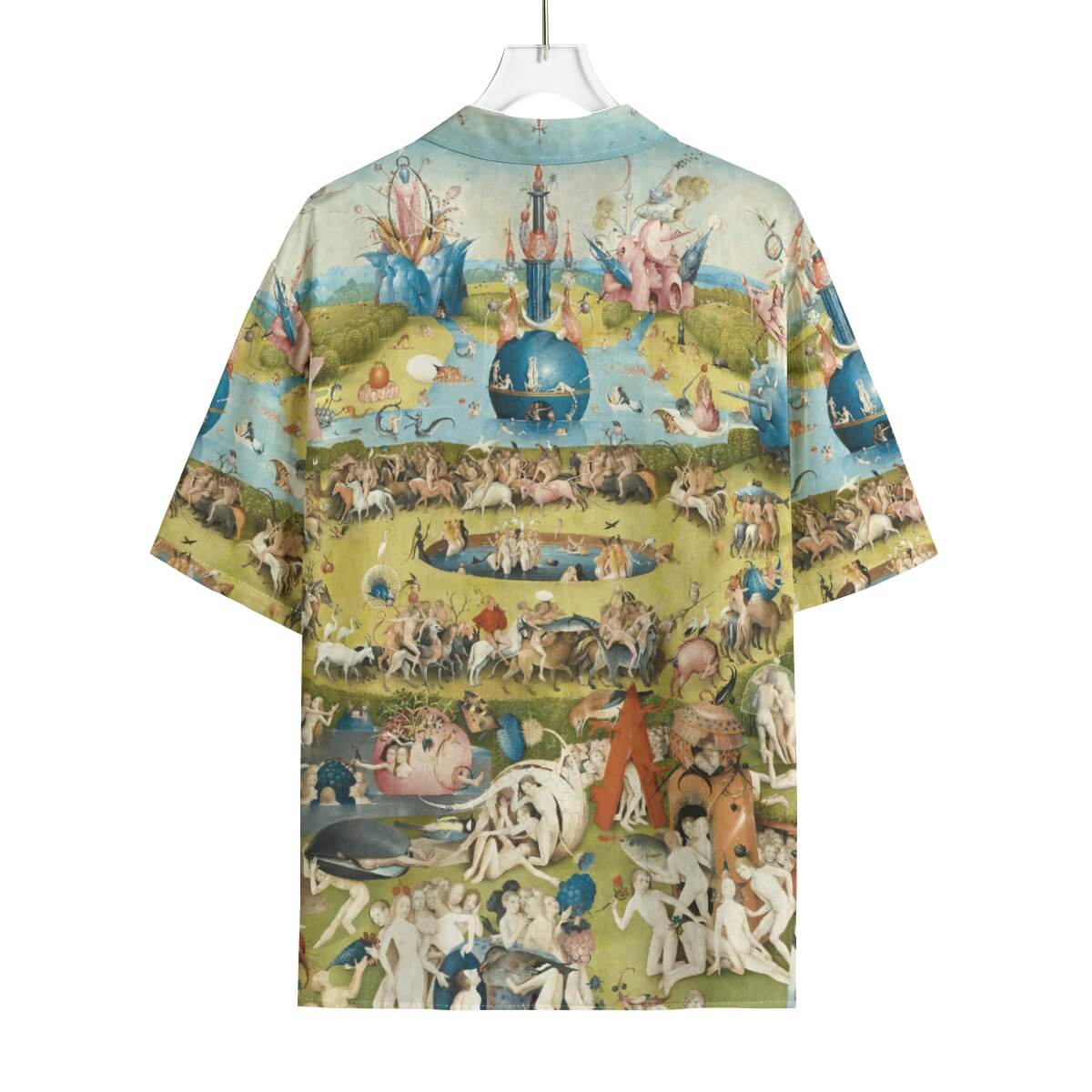 Men's Apparel with Earthly Delights Print