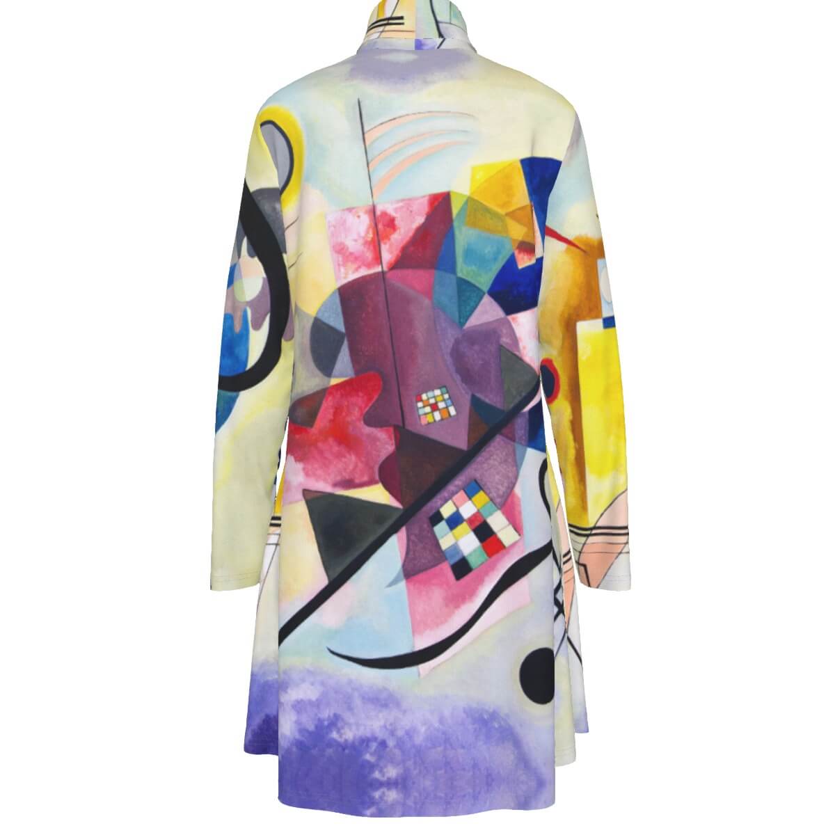 Abstract Art Fashion in Yellow, Red, Blue