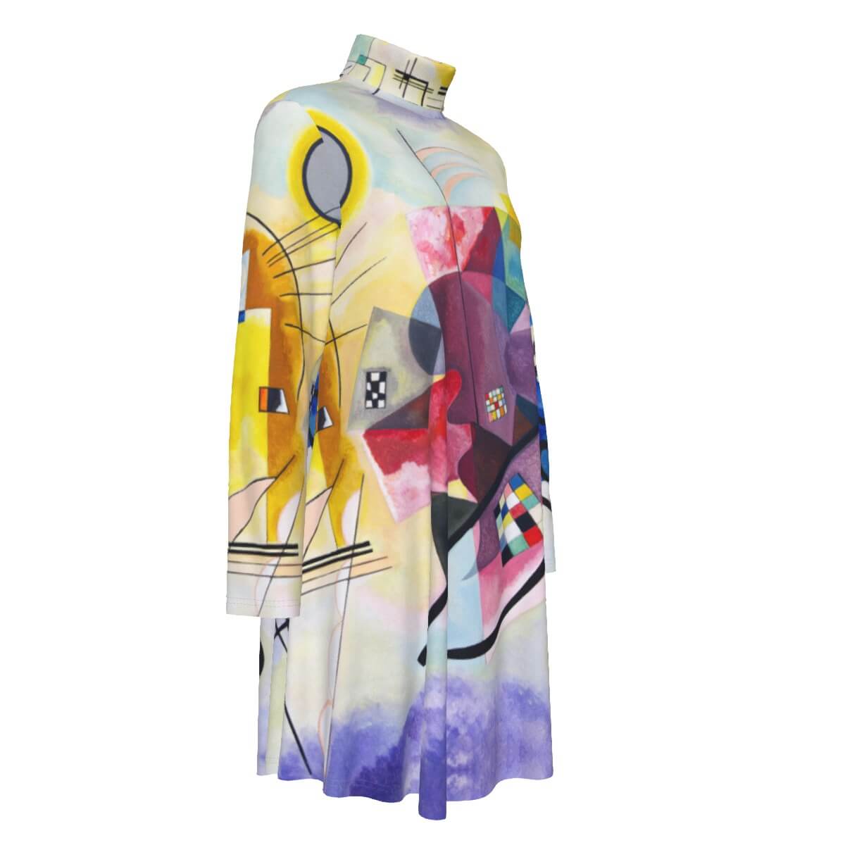 Colorful Geometric Apparel - Statement Dress
