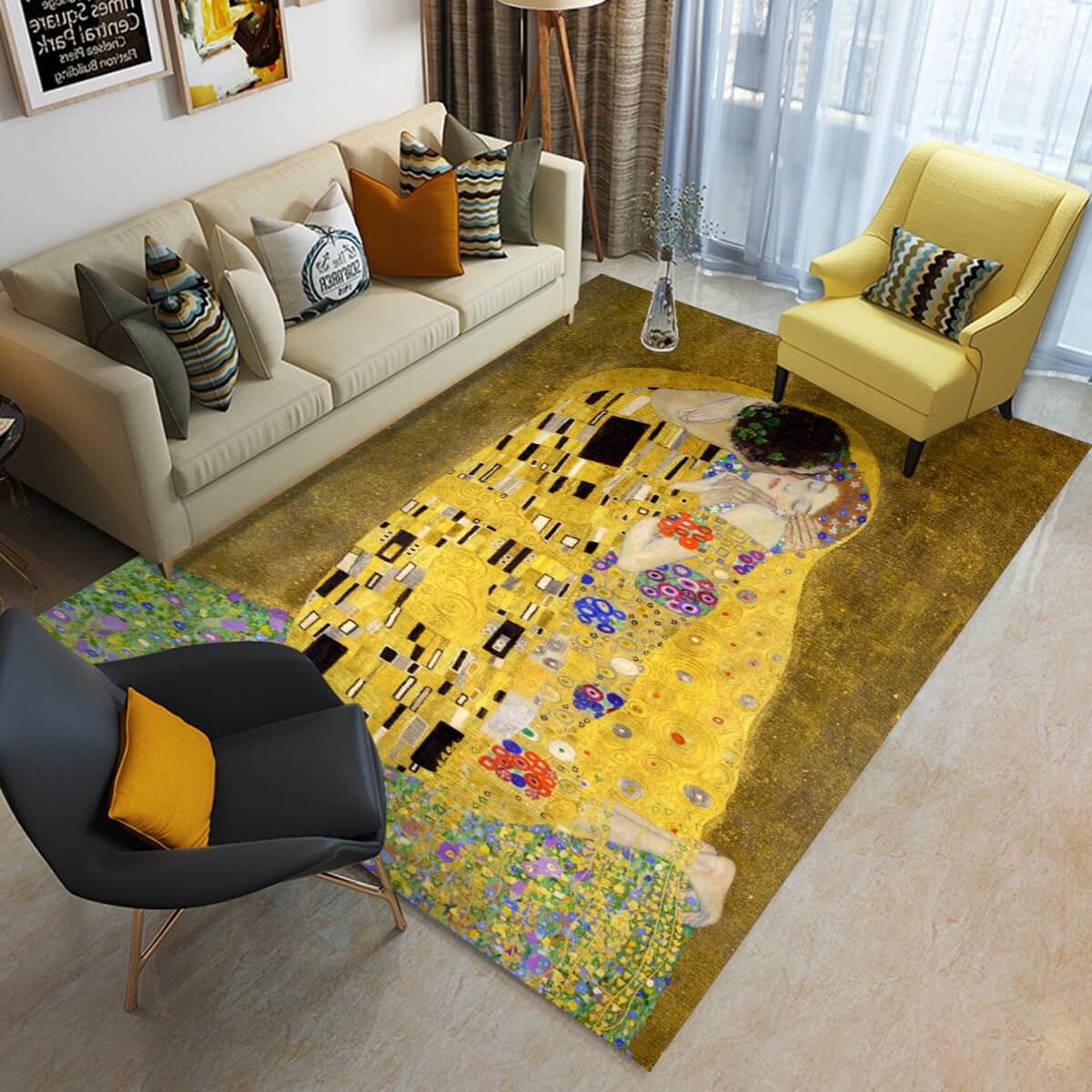 Elegant Artistic Floor Covering