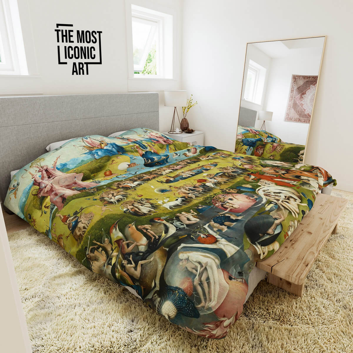 Artistic Four-piece Bed Set