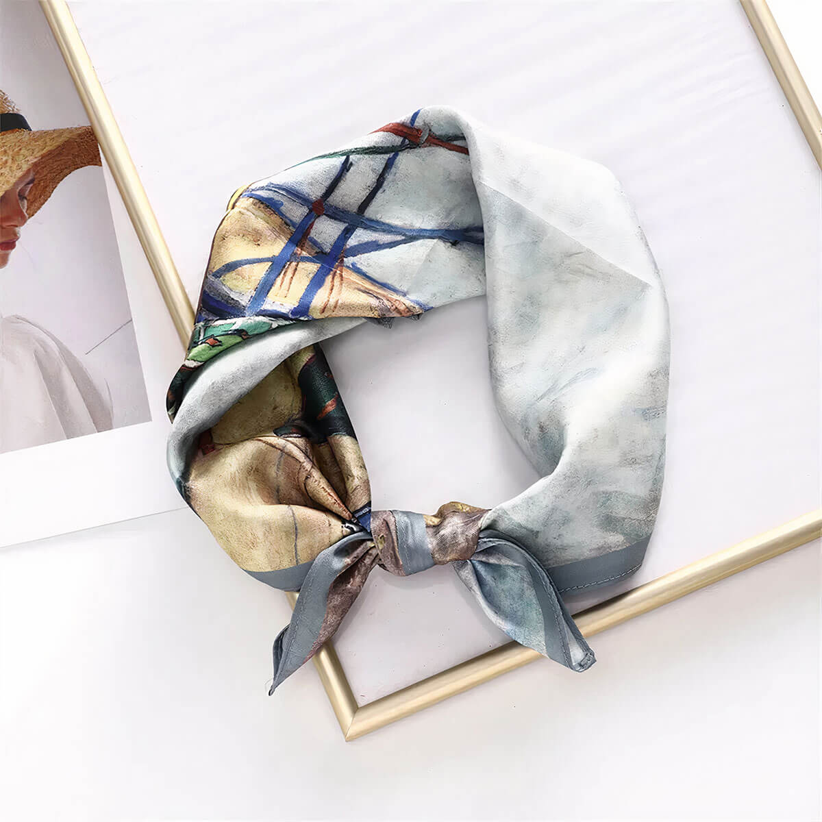 Seasonal styling options with Vincent van Gogh silk scarf collection