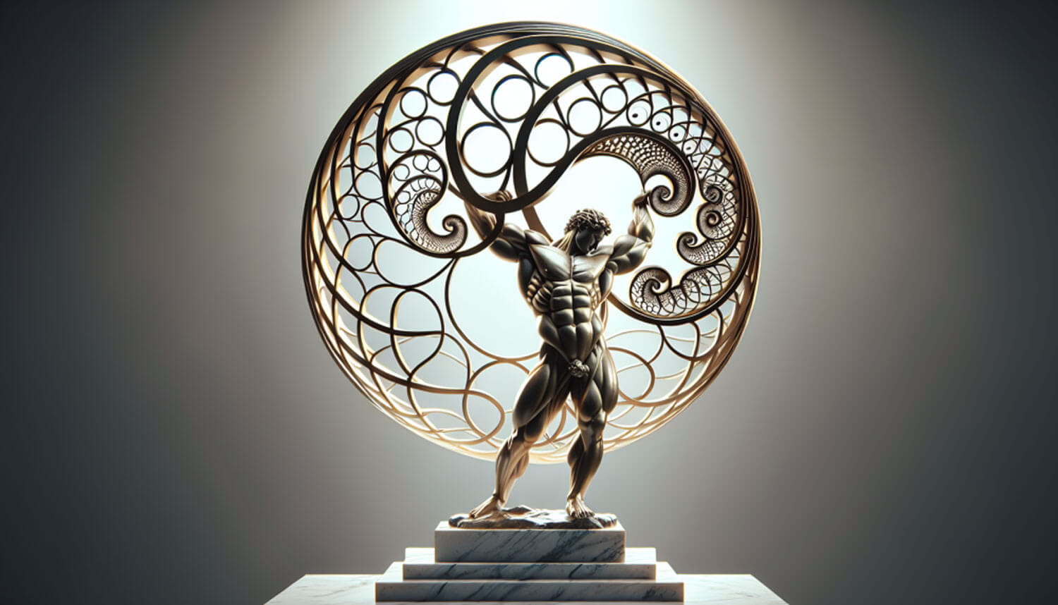 The Magic of Atlas Fibonacci Sculptures