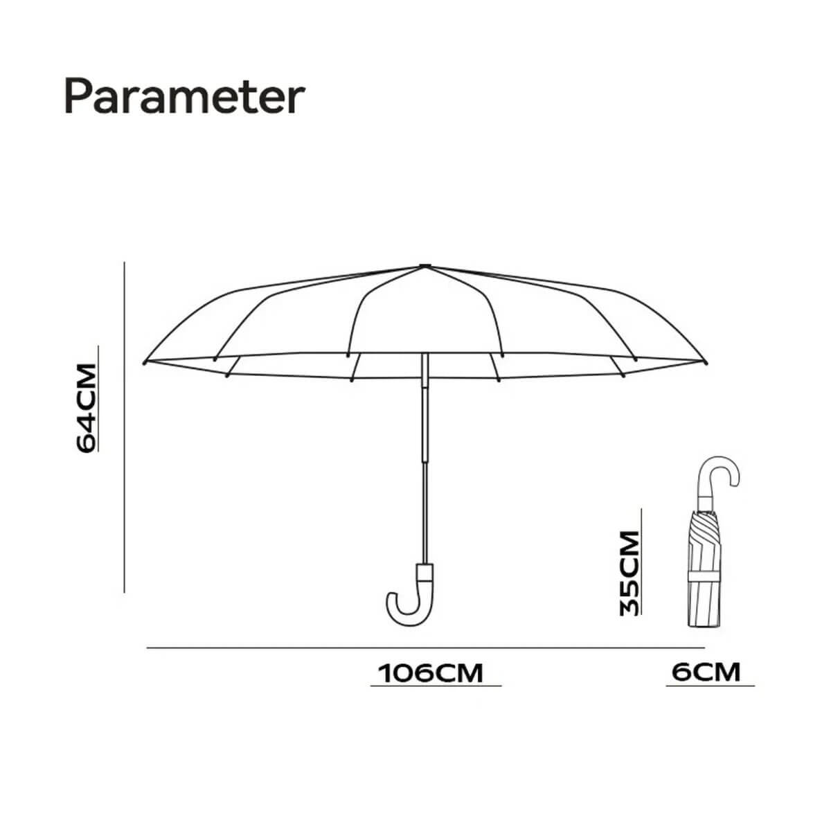 Close-up of high-density pongee cloth canopy, highlighting water-repellent quality