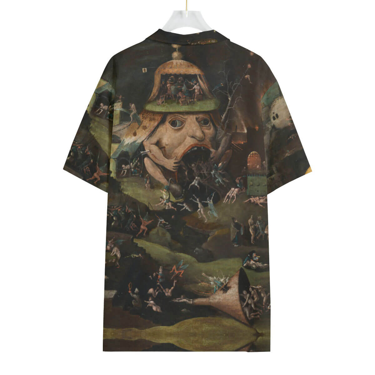 Bosch's Christ in Limbo shirt paired with casual wear
