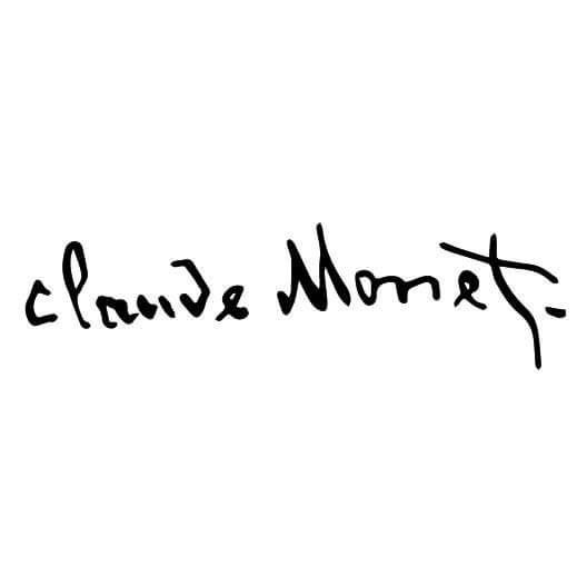 Claude Monet Signature Artist