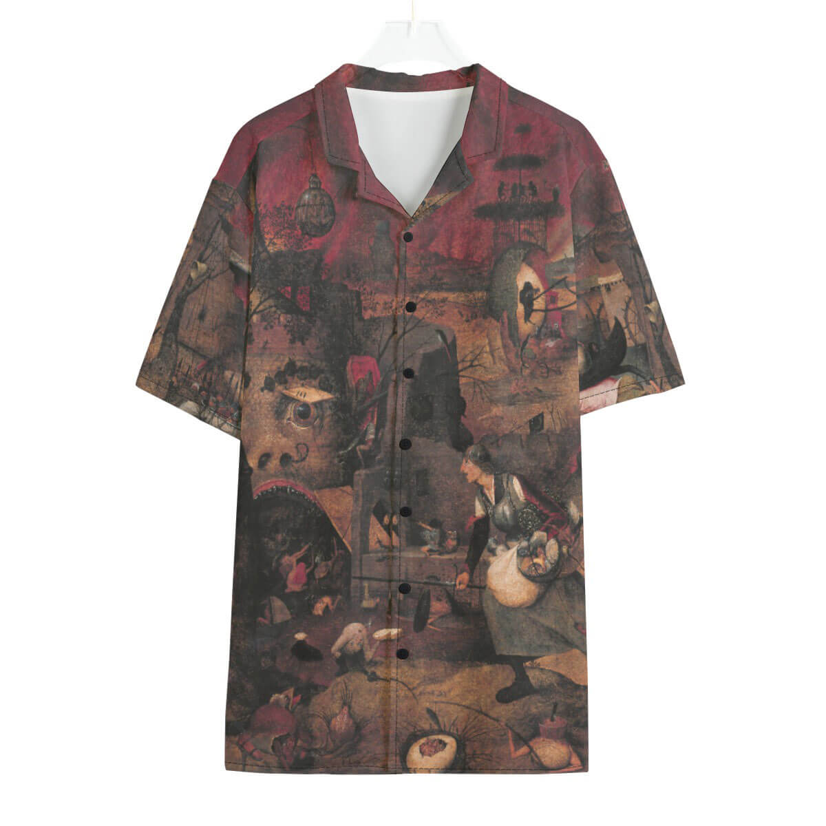 Dull Gret Hawaiian shirt featuring Pieter Bruegel's Renaissance masterpiece