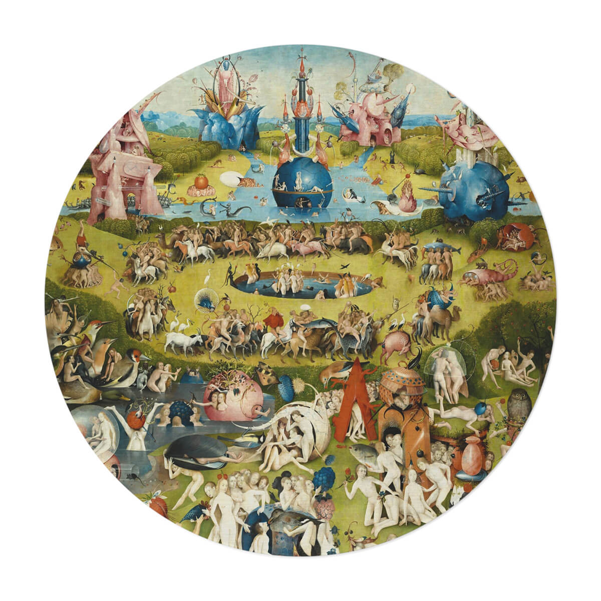 Hieronymus Bosch Round Mat