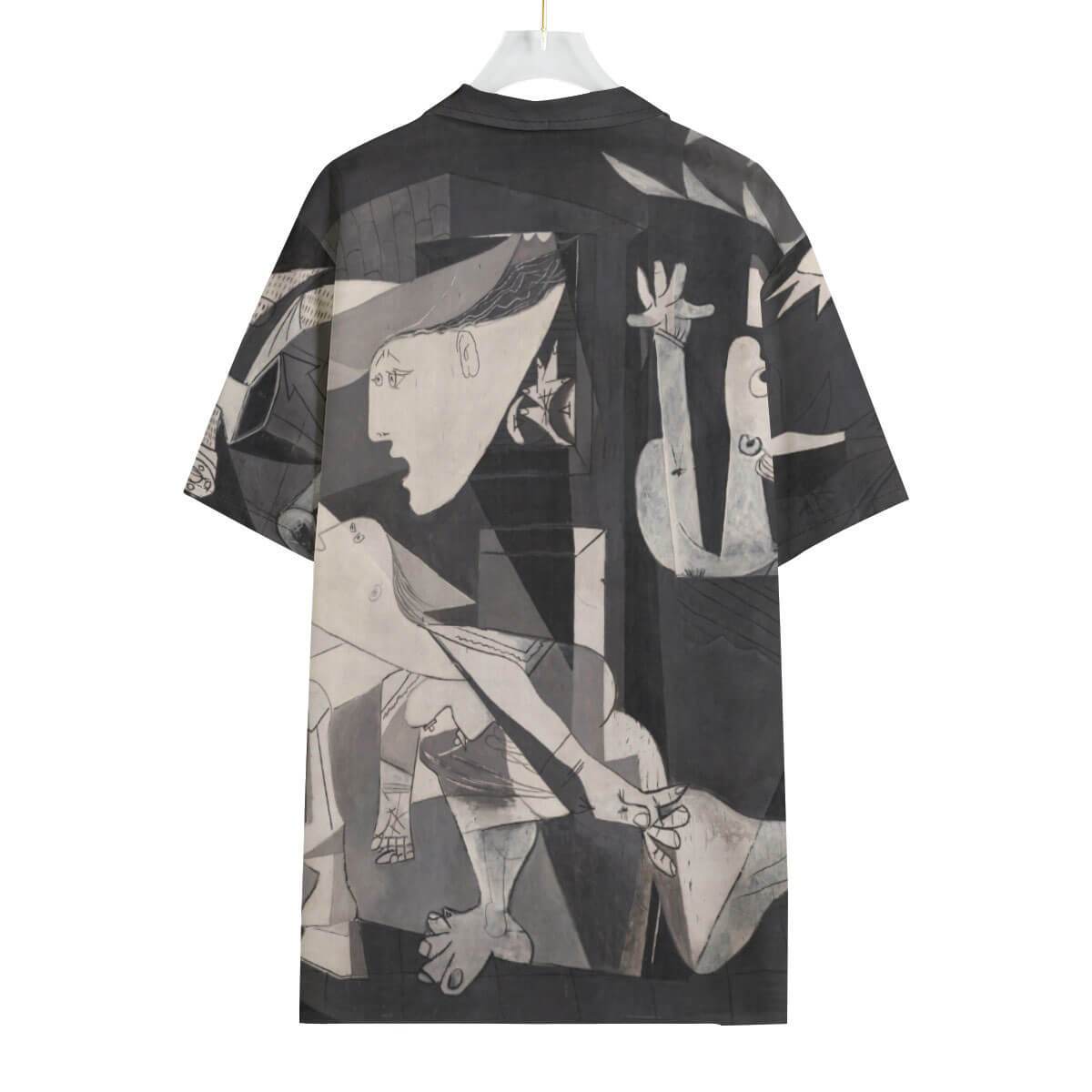 Art-inspired Hawaiian shirt featuring Picasso's Guernica