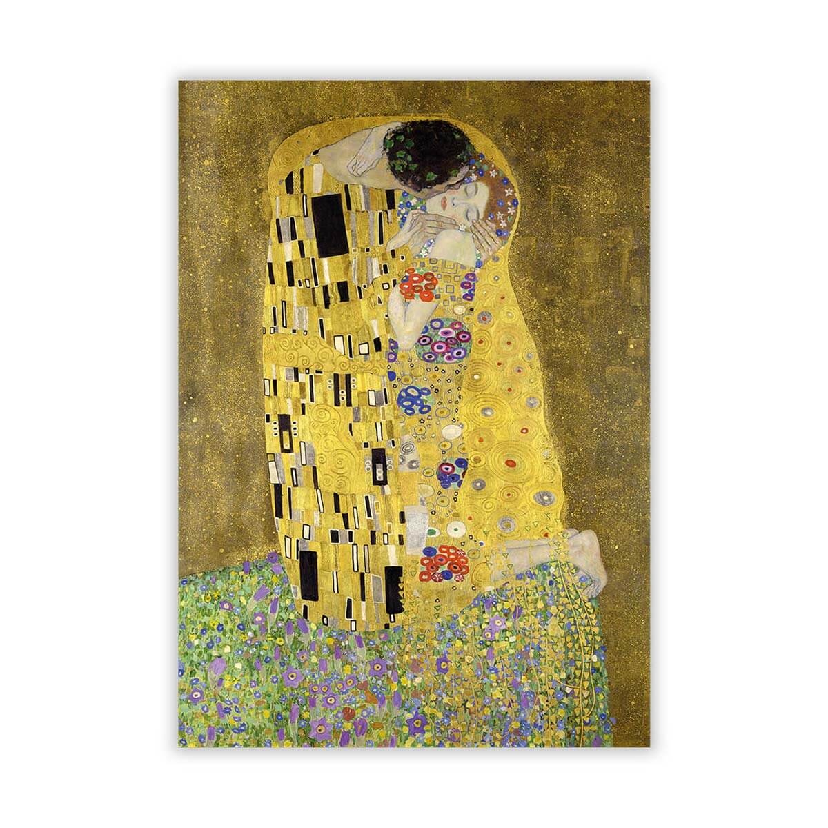 Gustav Klimt The Kiss Canvas Poster
