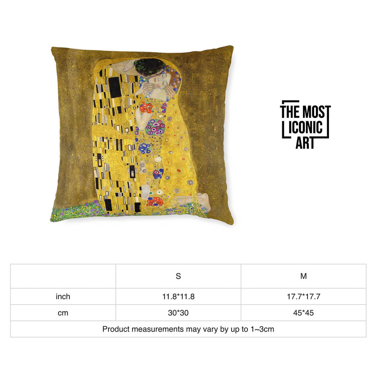 Klimt Inspired Throw Cushion