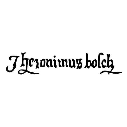 Hieronymus Bosch Signature Artist