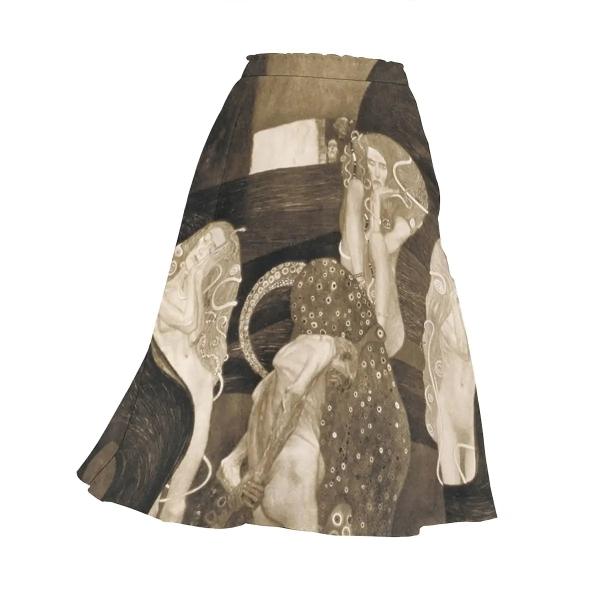 Jurisprudence by Gustav Klimt Skirt