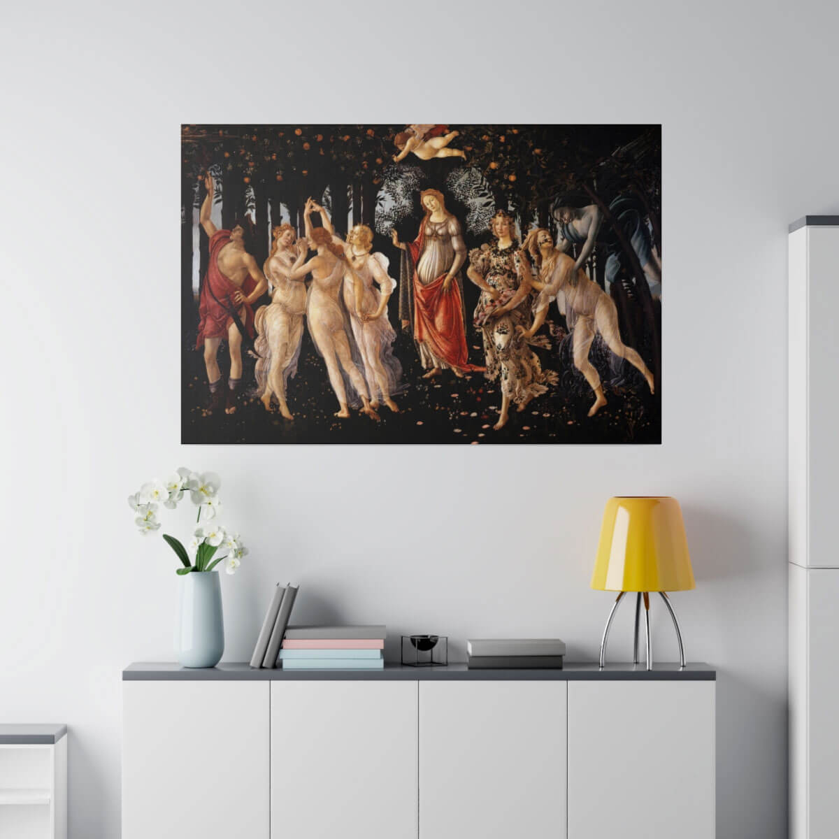 Printed on high-quality canvas for durability and vibrant colors