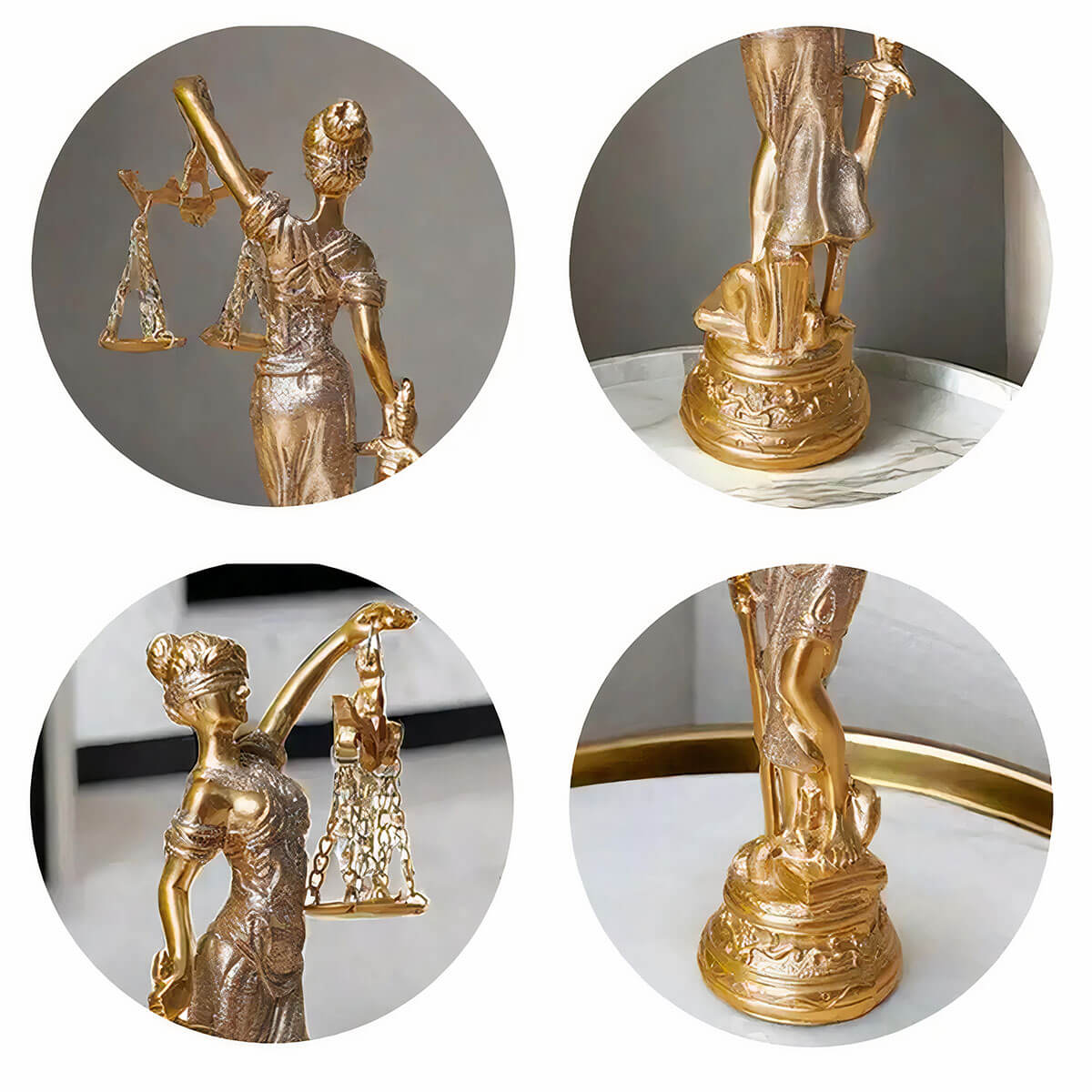 Statue de Dame Justice - Symbole de justice et de droit