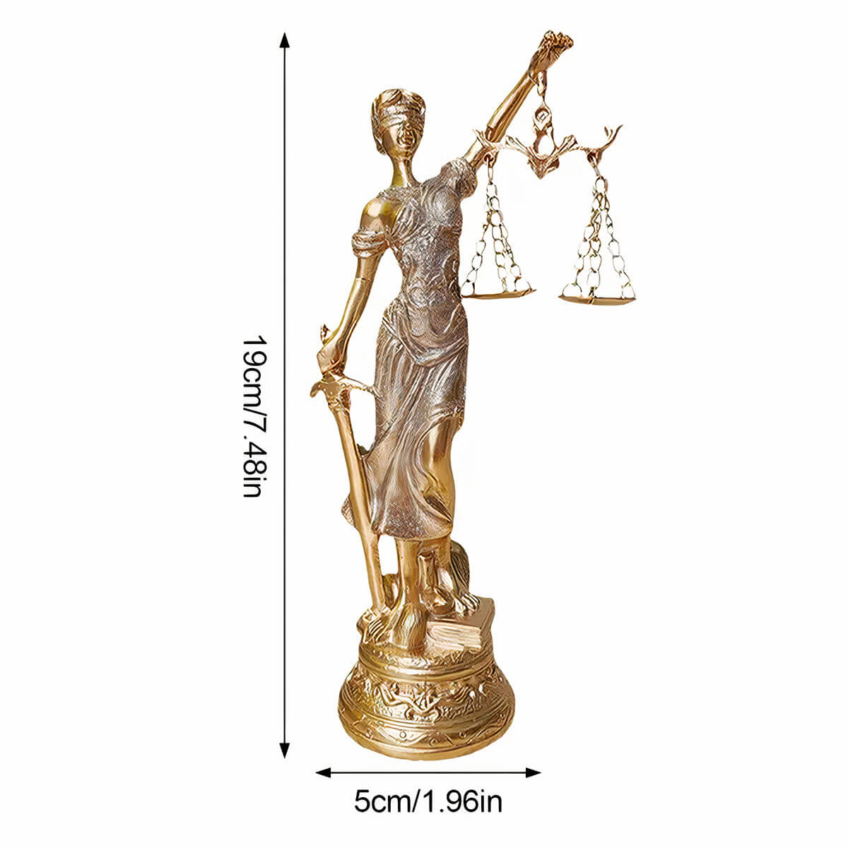 Statue de Dame Justice - Symbole de justice et de droit